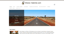 Desktop Screenshot of brians-satchel.com